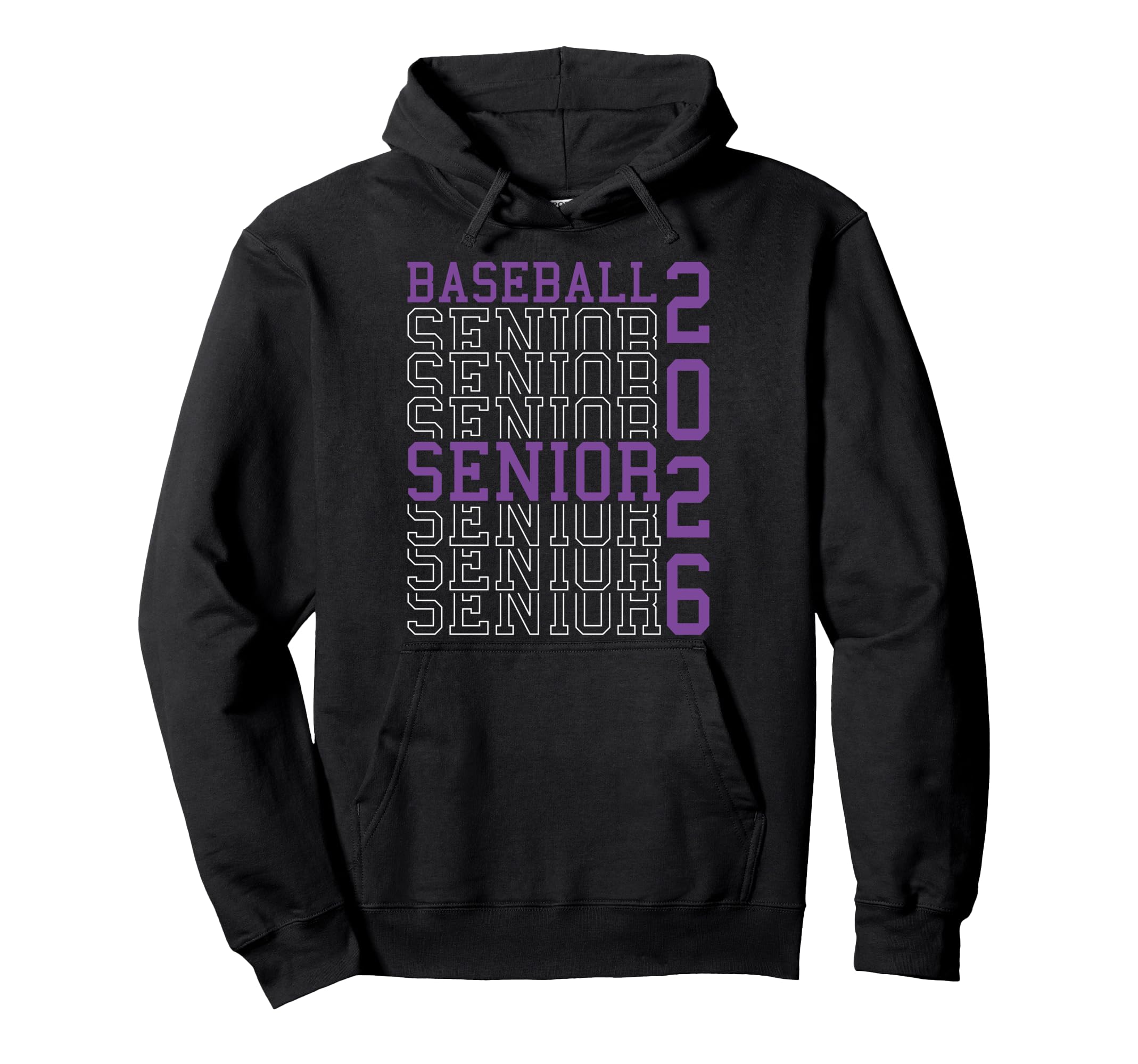 Baseball Senior Night Baseball Hoodie - Fun Novelty Design for Adults - T-Shirt, Sweatshirt, Hoodie