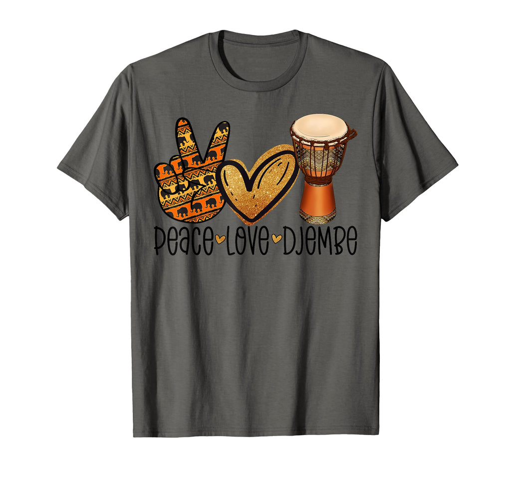 Peace Love Djembe Africa Drum Ethnic Djembe T-Shirt - Unique Graphic Unisex - T-Shirt, Sweatshirt, Hoodie