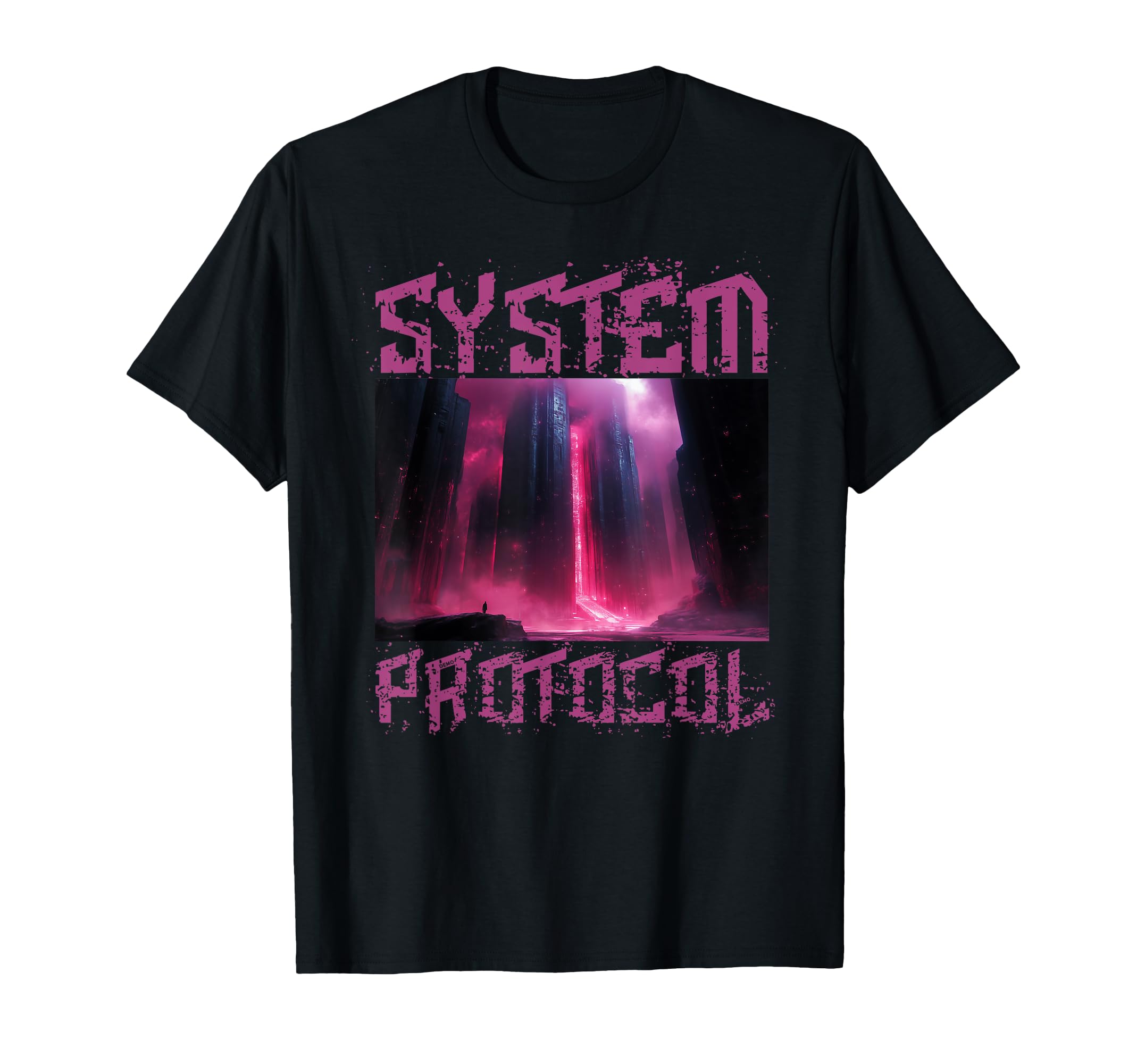 Dystopian Cityscape Vaporwave T-Shirt - Trendy Graphic for Adults - T-Shirt, Sweatshirt, Hoodie