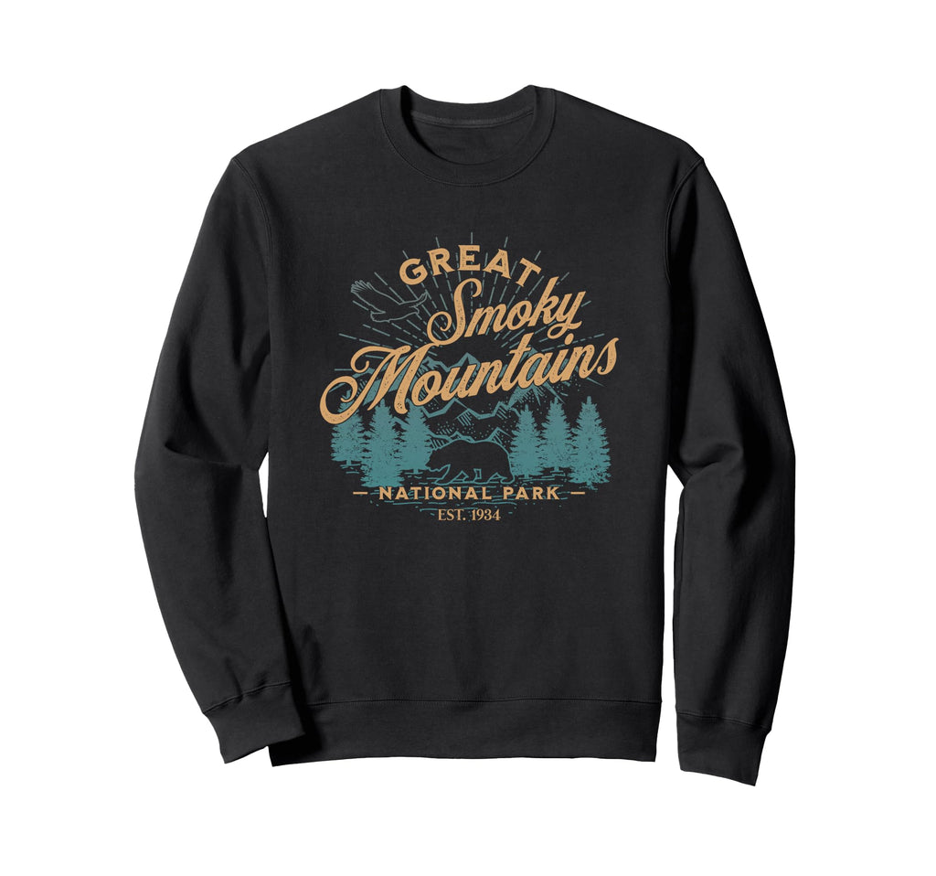Great Smoky Mountains National Sweatshirt - Aesthetic Graphic for Adults - T-Shirt, Sweatshirt, Hoodie