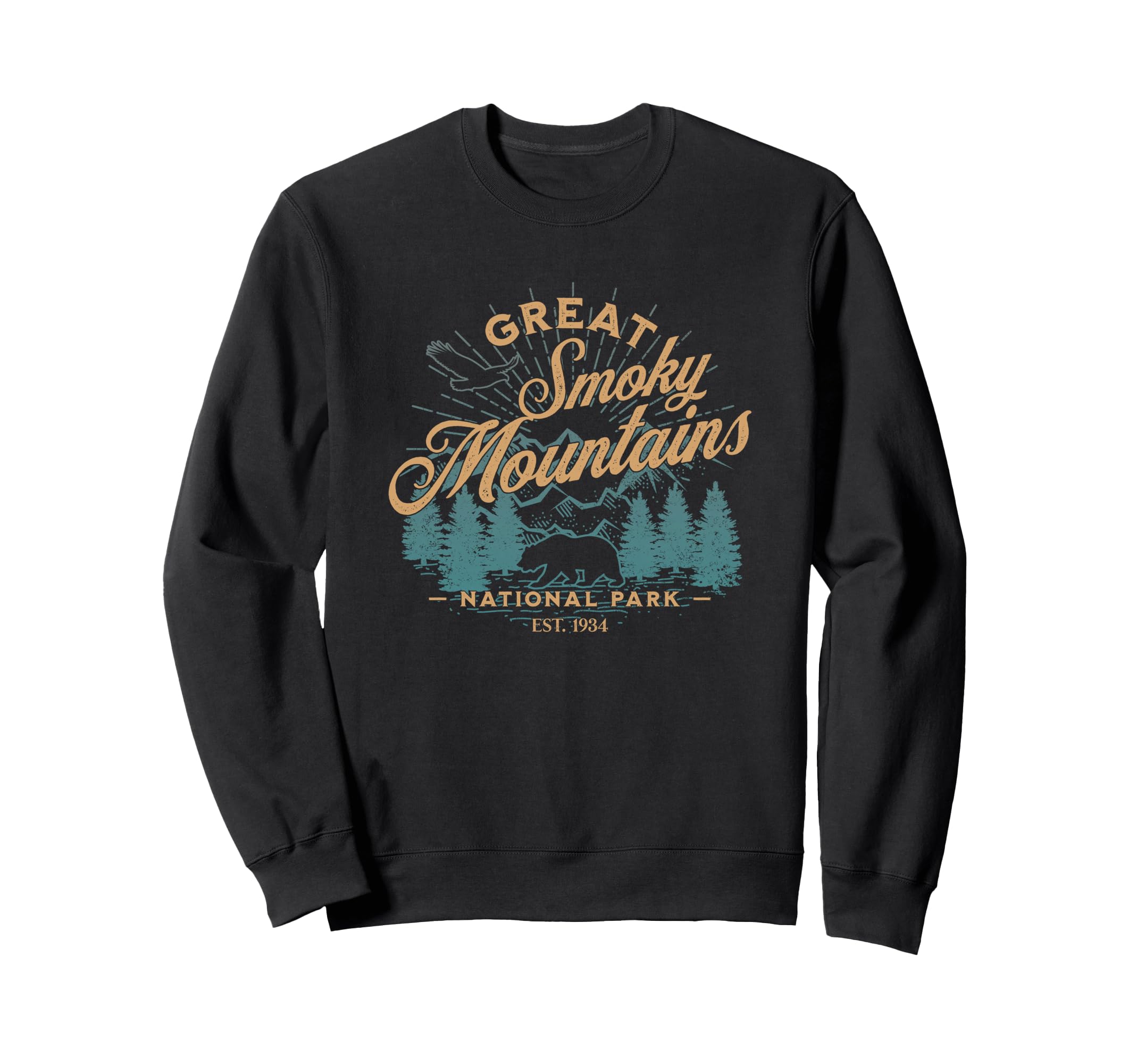 Great Smoky Mountains National Sweatshirt - Aesthetic Graphic for Adults - T-Shirt, Sweatshirt, Hoodie
