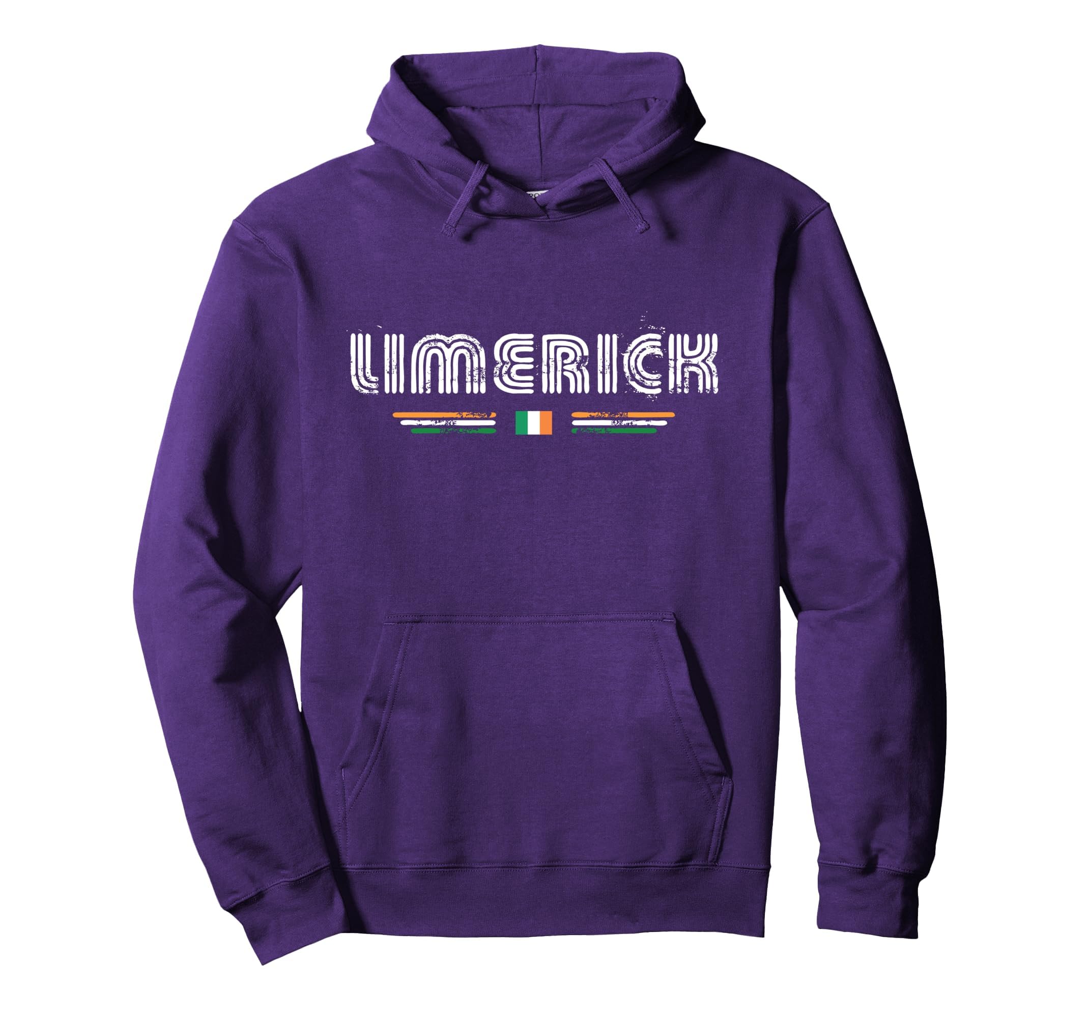 Limerick Ireland 70S 80S Type Hoodie - Aesthetic Graphic Men Women - T-Shirt, Sweatshirt, Hoodie