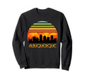 Sunset Downtown Albuquerque Skyline Sweatshirt - Custom Art Print Unisex - T-Shirt, Sweatshirt, Hoodie