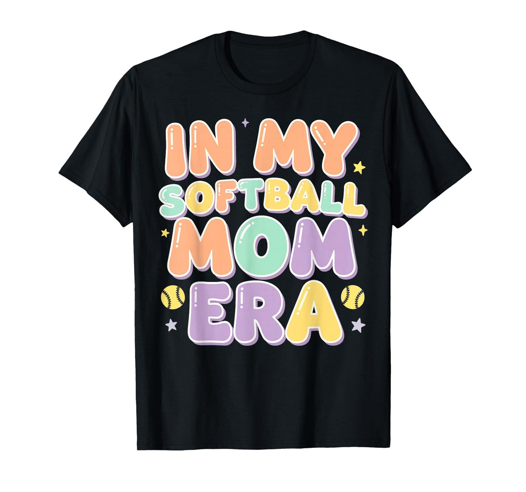 My Softball Mom Era Softball Mama Sports T-Shirt - Minimalist Print Unisex - T-Shirt, Sweatshirt, Hoodie