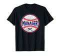 Manager Baseball Positions Team T-Shirt - Trendy Graphic for Adults - T-Shirt, Sweatshirt, Hoodie