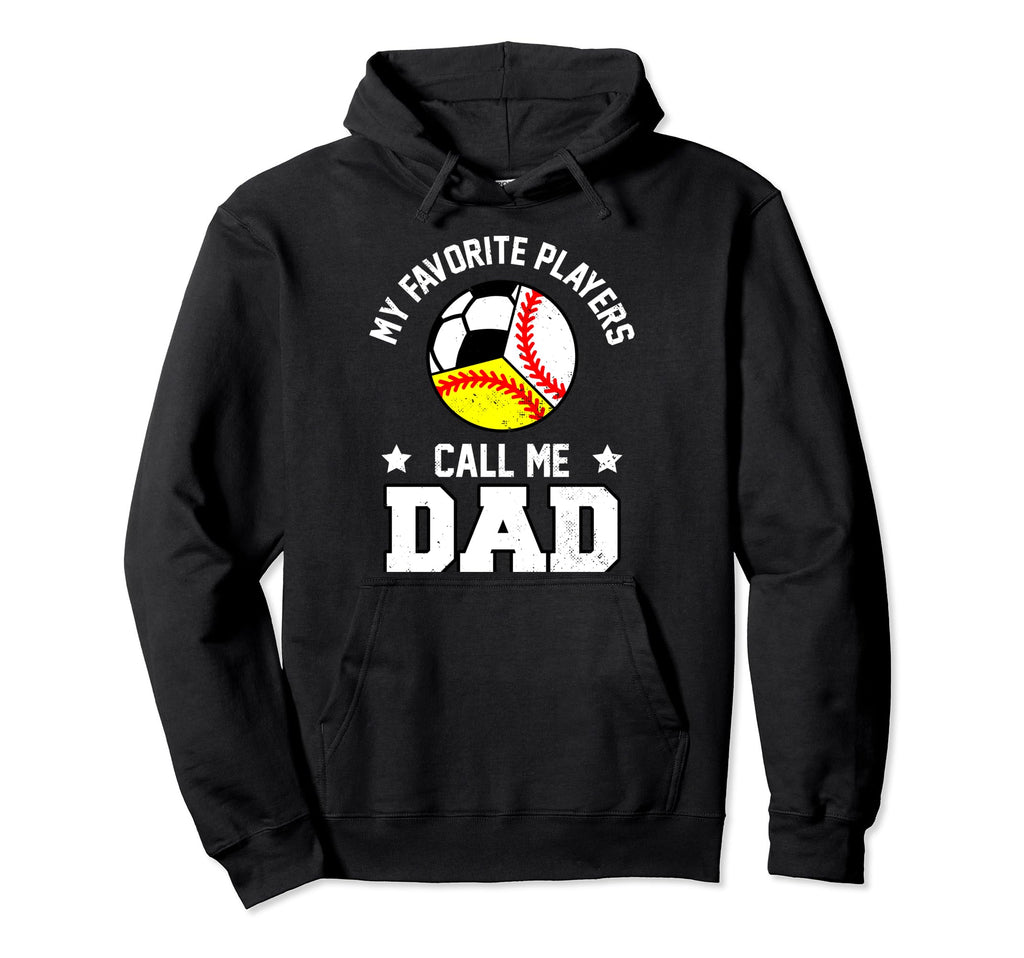 My Favorites Baseball Softball Soccer Hoodie - Fun Novelty Design Unisex - T-Shirt, Sweatshirt, Hoodie