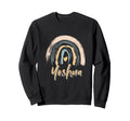 Boho Rainbow Heart Religious Christian Sweatshirt - Novelty Apparel Unisex - T-Shirt, Sweatshirt, Hoodie