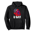 B Hip Hop Boombox Old School Rap Hoodie - Fun Novelty Design Men Women - T-Shirt, Sweatshirt, Hoodie