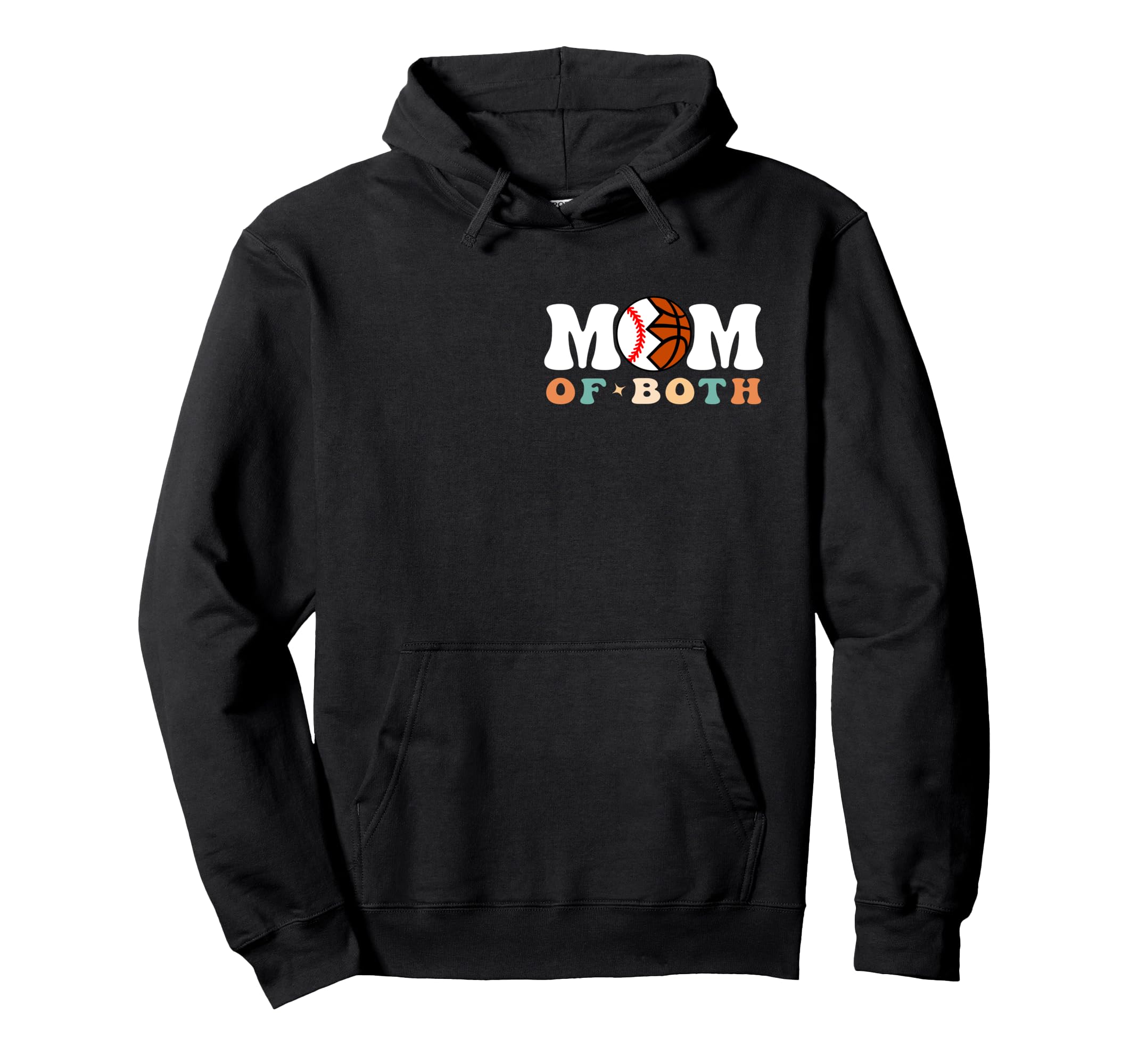 My Mom Both Era Baseball Basketball 2 Hoodie - Minimalist Print Men Women - T-Shirt, Sweatshirt, Hoodie