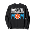 Baseball Mom Leopard Baseball Mama Sweatshirt - Unique Graphic for Adults - T-Shirt, Sweatshirt, Hoodie