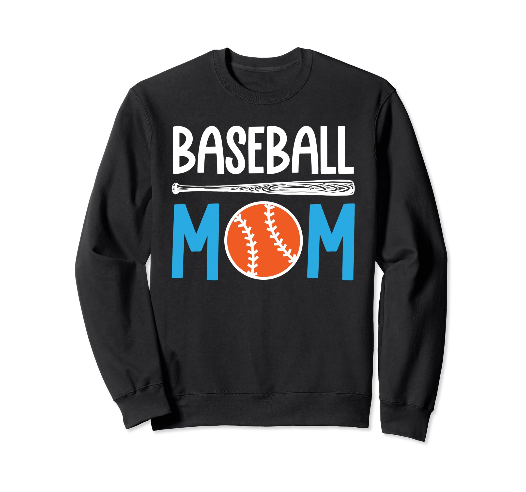 Baseball Mom Leopard Baseball Mama Sweatshirt - Unique Graphic for Adults - T-Shirt, Sweatshirt, Hoodie
