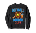 Softball Moms Club Game Iced Sweatshirt - Streetwear Style Men Women - T-Shirt, Sweatshirt, Hoodie