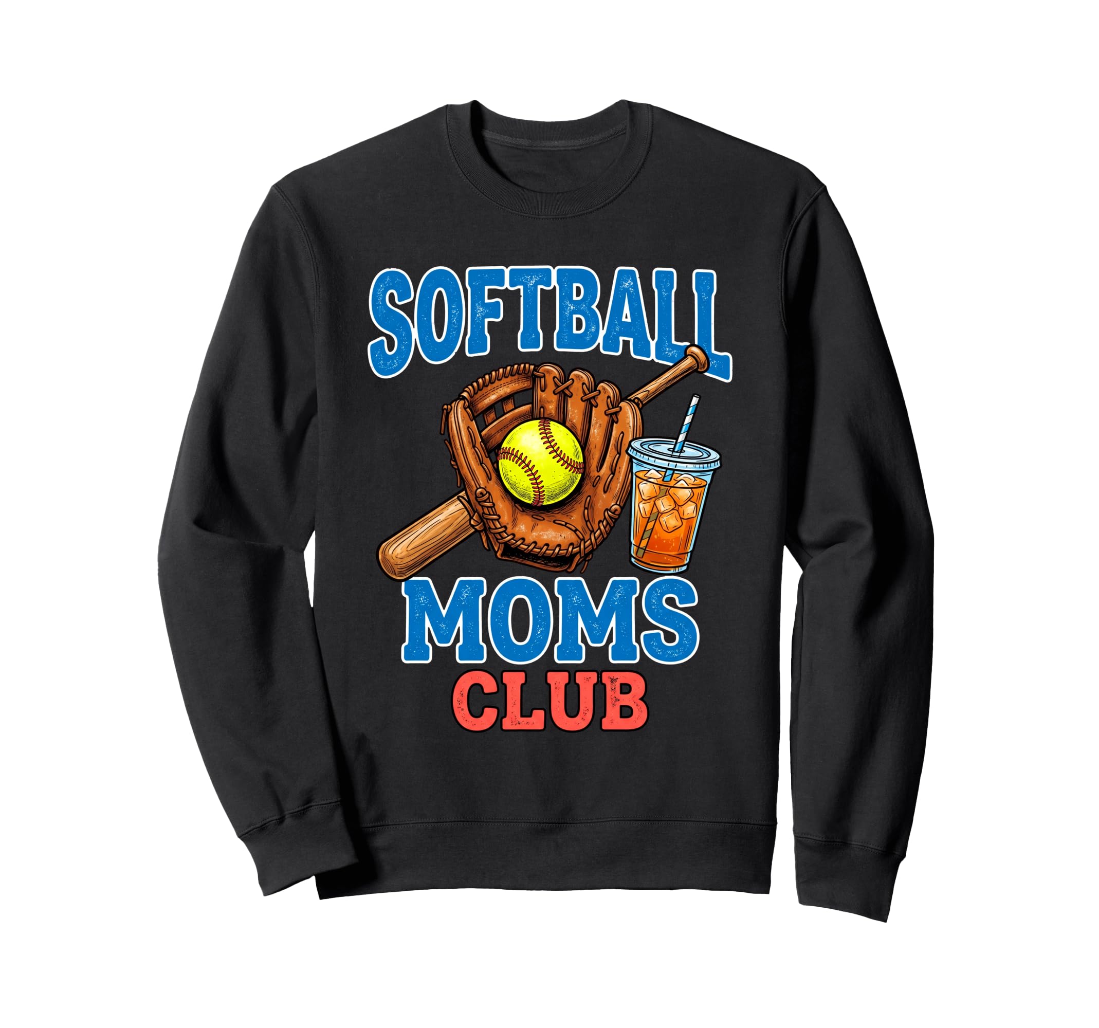 Softball Moms Club Game Iced Sweatshirt - Streetwear Style Men Women - T-Shirt, Sweatshirt, Hoodie