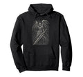 Goth Demon Angel Dark Fallen Sword Hoodie - Custom Art Print Men Women - T-Shirt, Sweatshirt, Hoodie