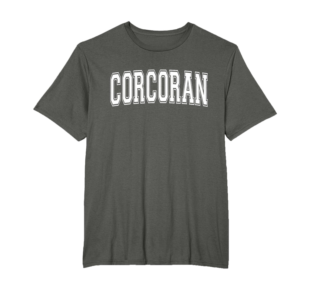 Corcoran Ca California Usa Sports Varsity T-Shirt - Custom Art Print Unisex - T-Shirt, Sweatshirt, Hoodie