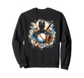 Baseball Dad Fathers Day Sweatshirt - Casual Everyday Wear for Adults - T-Shirt, Sweatshirt, Hoodie