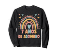 7 Year Old Boho Rainbow 7Th Sweatshirt - Streetwear Style Men Women - T-Shirt, Sweatshirt, Hoodie