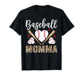 Baseball Heart Momma Baseball Player T-Shirt - Aesthetic Graphic for Adults - T-Shirt, Sweatshirt, Hoodie