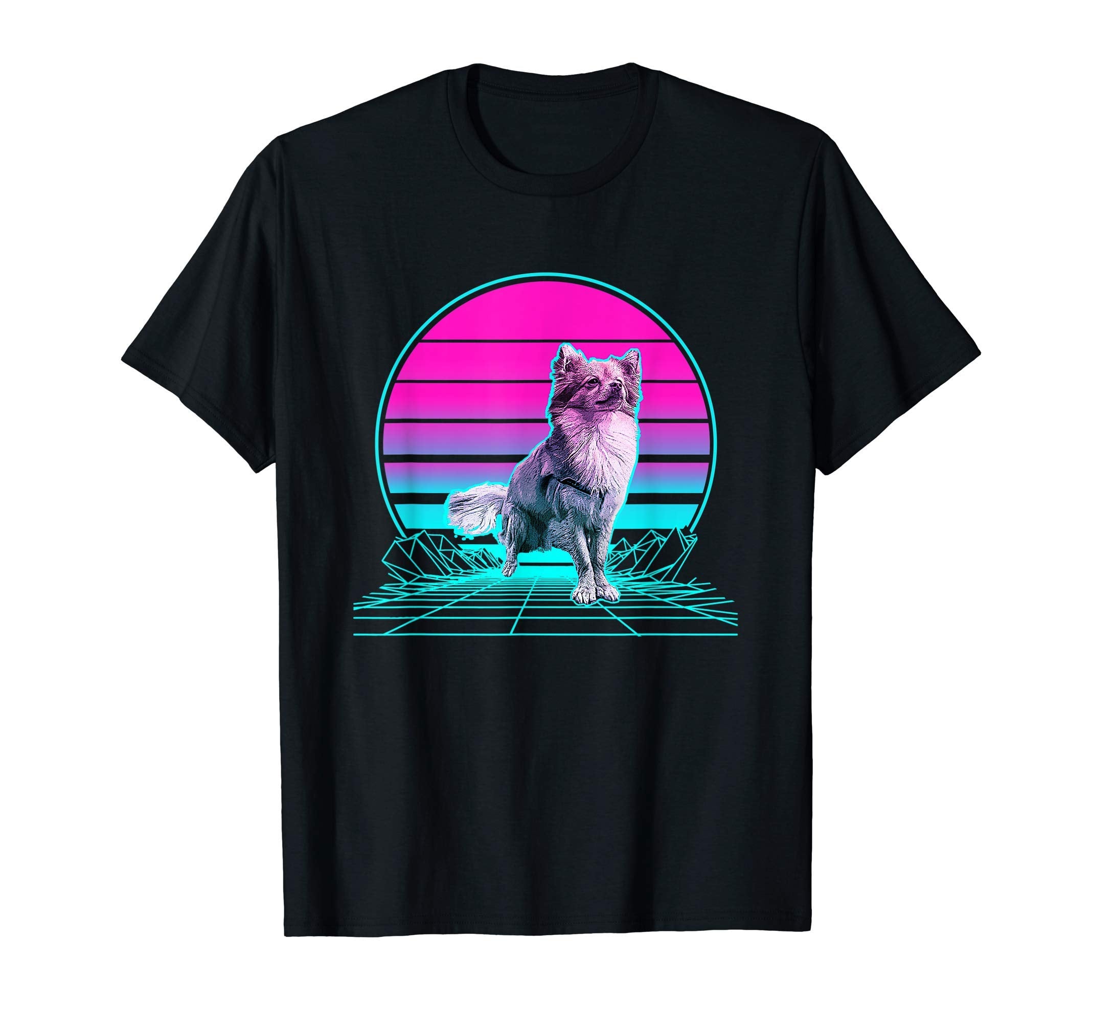 Sunset Pom Chi T-Shirt - Custom Art Print Men Women - T-Shirt, Sweatshirt, Hoodie