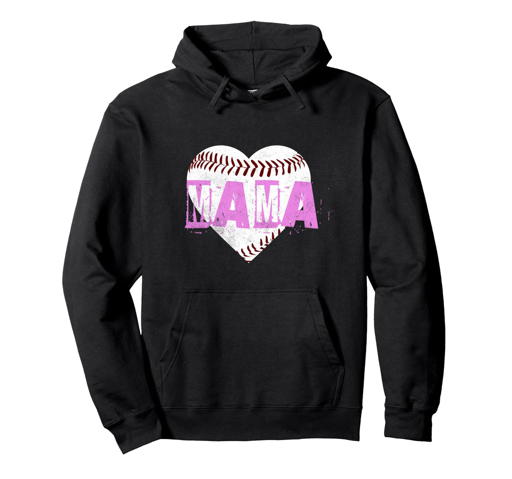 Baseball Or Softball Mama Proud Moms Hoodie - Streetwear Style Unisex - T-Shirt, Sweatshirt, Hoodie