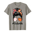 Sister Life Baseball Basketball Sister T-Shirt - Graphic Print Men Women - T-Shirt, Sweatshirt, Hoodie
