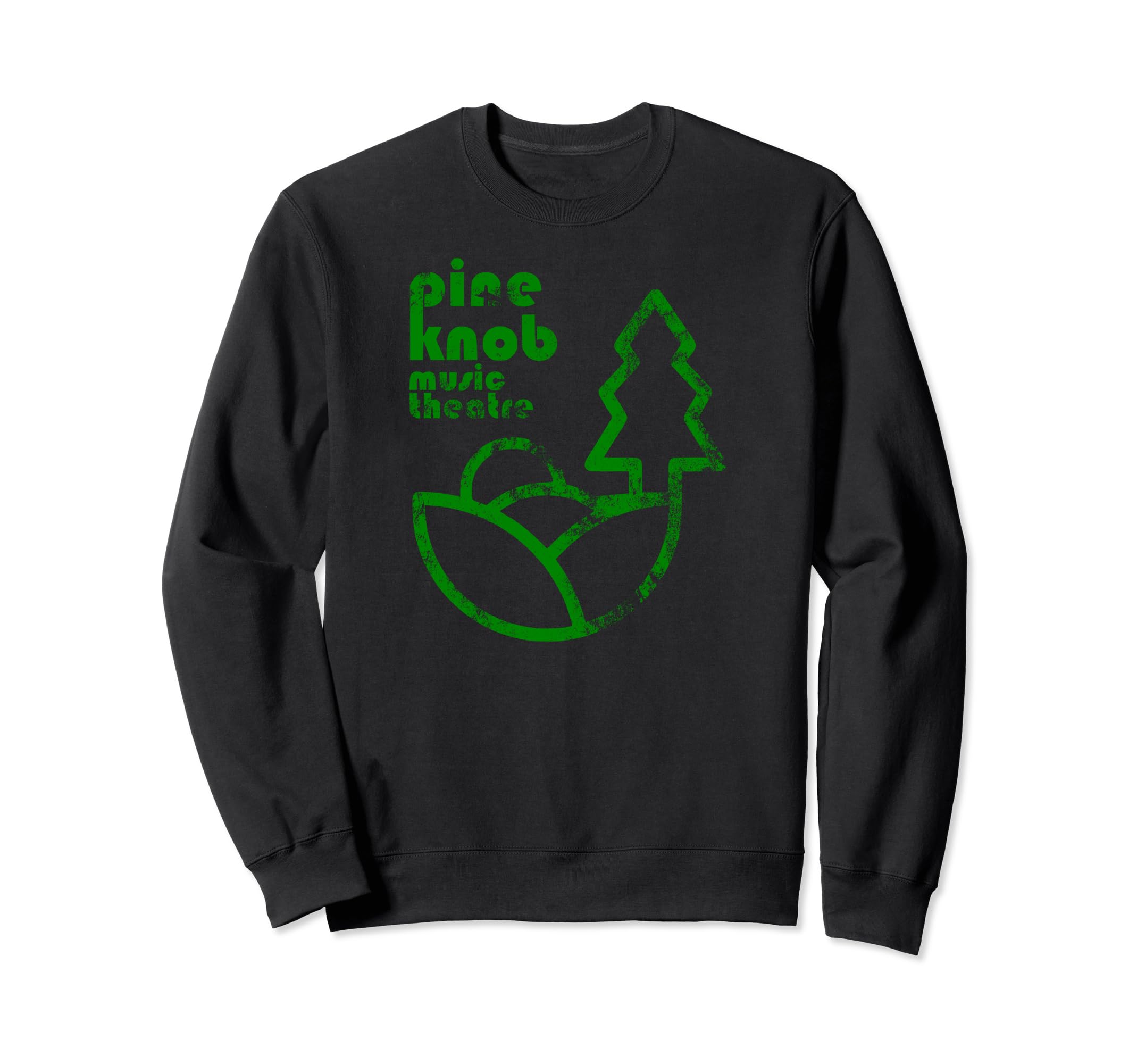 Pine Knob Music Theatre Distressed Worn Sweatshirt - Trendy Graphic Unisex - T-Shirt, Sweatshirt, Hoodie