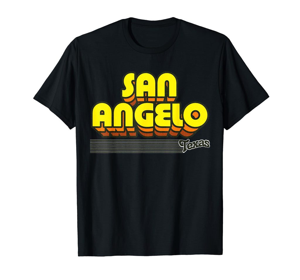 San Angelo Texas Stripes T-Shirt - Casual Everyday Wear for Adults - T-Shirt, Sweatshirt, Hoodie