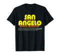 San Angelo Texas Stripes T-Shirt - Casual Everyday Wear for Adults - T-Shirt, Sweatshirt, Hoodie