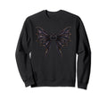 Bat Coquette Bow Halloween Bow Sweatshirt - Minimalist Print for Adults - T-Shirt, Sweatshirt, Hoodie