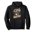 Id Rather Be Playing Guitar Electric Hoodie - Novelty Apparel for Adults - T-Shirt, Sweatshirt, Hoodie
