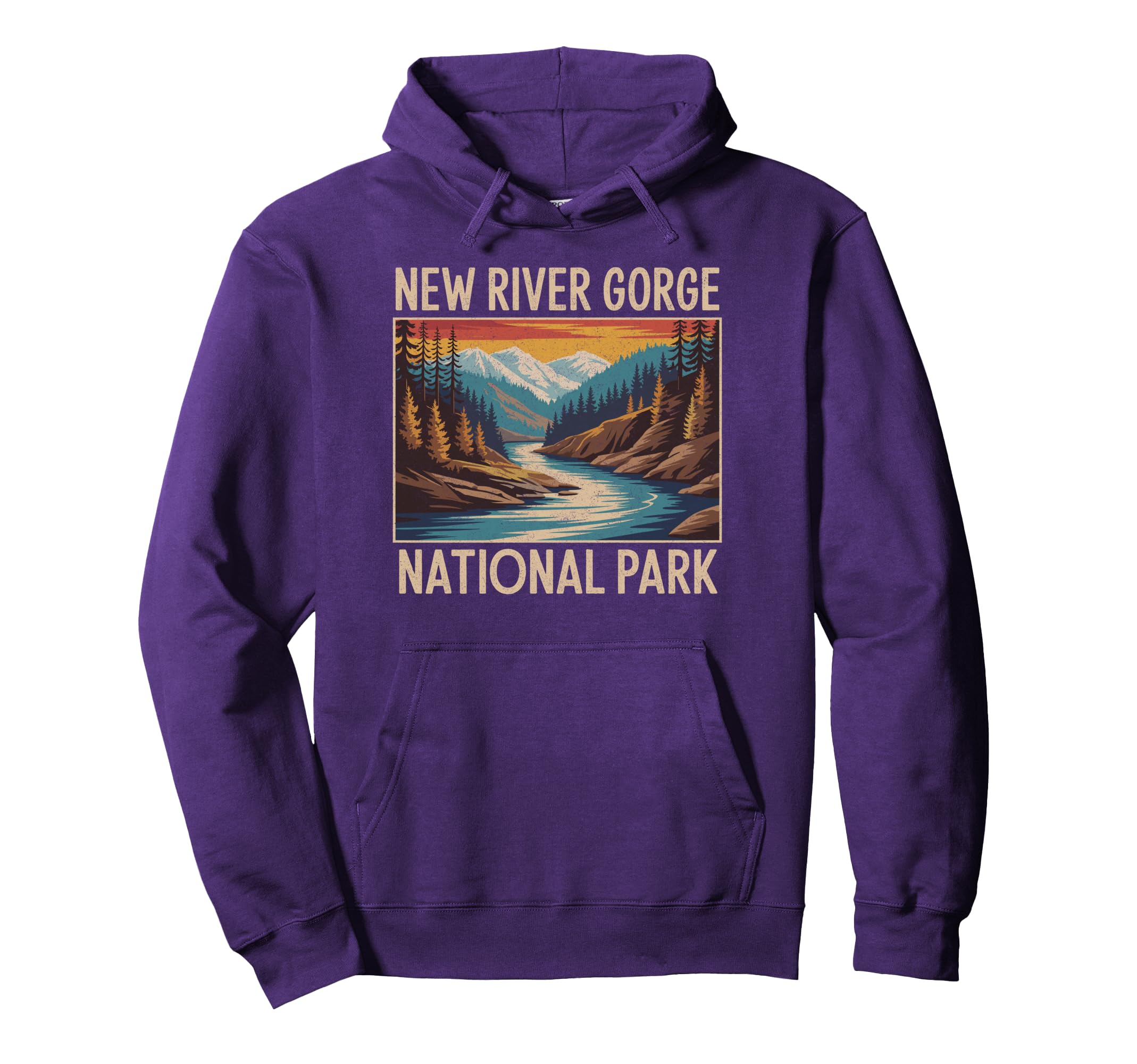 New River Gorge National Park Hoodie - Fun Novelty Design for Adults - T-Shirt, Sweatshirt, Hoodie