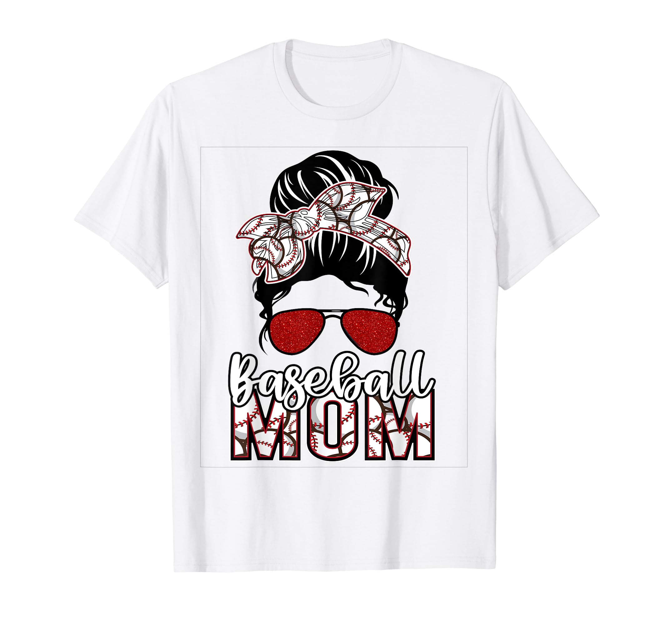 Baseball Mom T Ball Baseball Gifts T-Shirt - Minimalist Print Men Women - T-Shirt, Sweatshirt, Hoodie