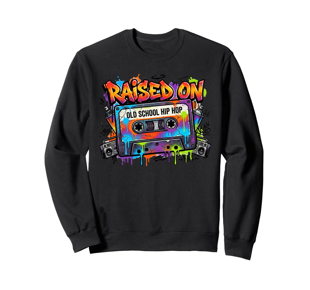 Funny Cassette Graffiti 80S 90S Sweatshirt - Graphic Print for Adults - T-Shirt, Sweatshirt, Hoodie