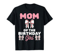 Mom Birthday Baseball Coquette Bow Party T-Shirt - Streetwear Style Unisex - T-Shirt, Sweatshirt, Hoodie