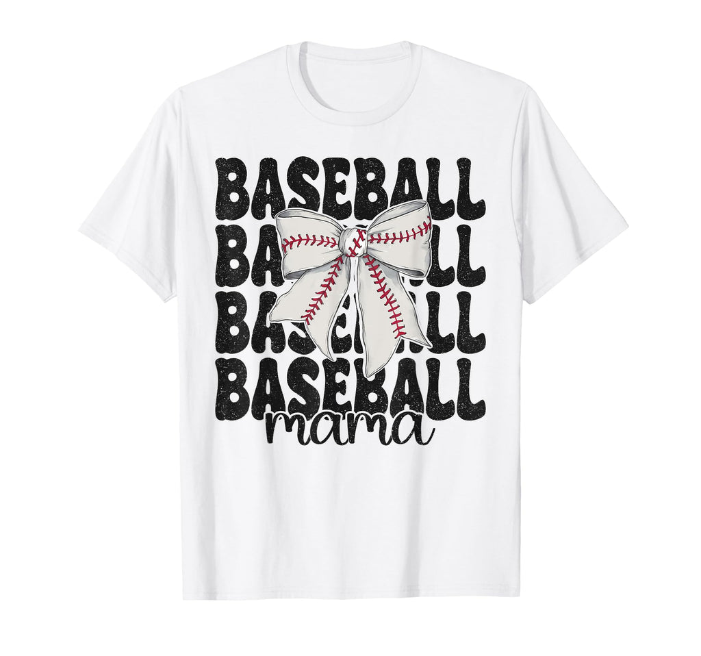 Baseball Mama Baseball Mom Mothers T-Shirt - Minimalist Print Men Women - T-Shirt, Sweatshirt, Hoodie