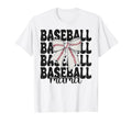 Baseball Mama Baseball Mom Mothers T-Shirt - Minimalist Print Men Women - T-Shirt, Sweatshirt, Hoodie