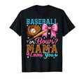Baseball Or Bows Mama Loves You Gender T-Shirt - Custom Art Print Unisex - T-Shirt, Sweatshirt, Hoodie