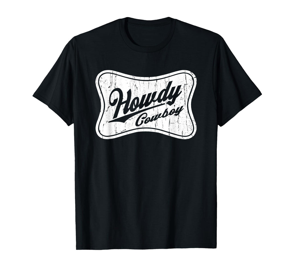 Howdy Cowboy Western Country Rodeo T-Shirt - Custom Art Print Unisex - T-Shirt, Sweatshirt, Hoodie