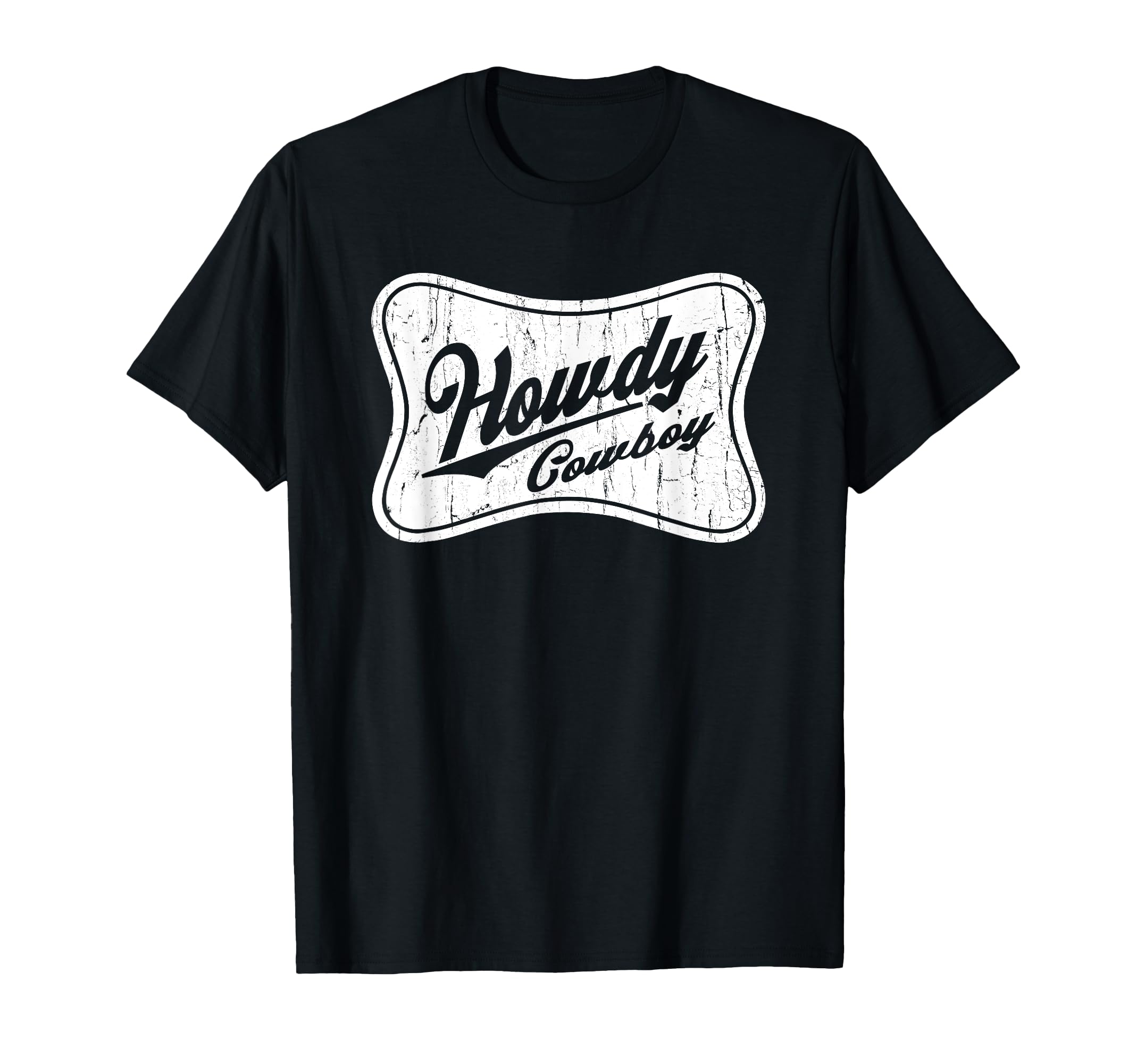 Howdy Cowboy Western Country Rodeo T-Shirt - Custom Art Print Unisex - T-Shirt, Sweatshirt, Hoodie