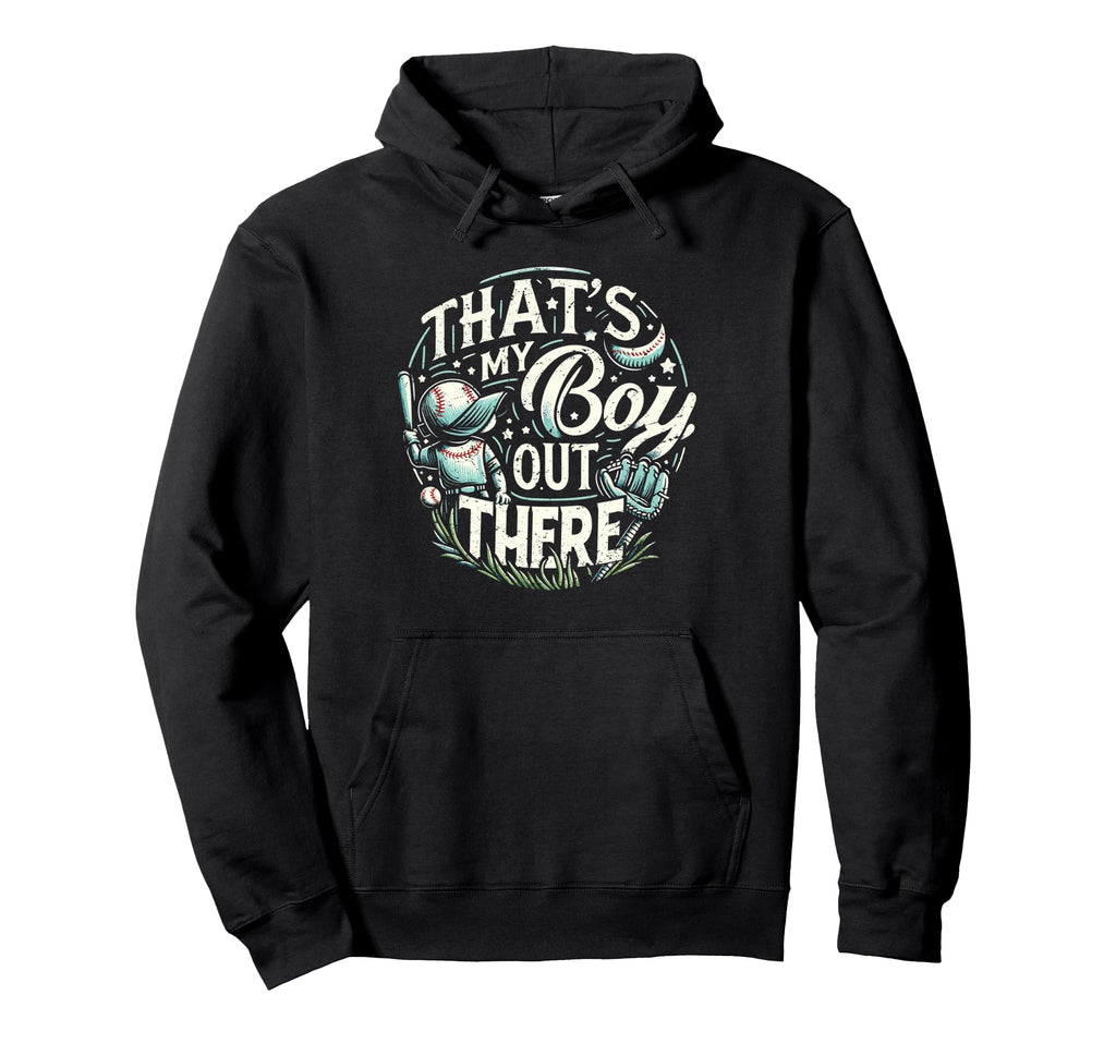 Fathers Day Baseball Dad Hoodie - Custom Art Print Men Women - T-Shirt, Sweatshirt, Hoodie