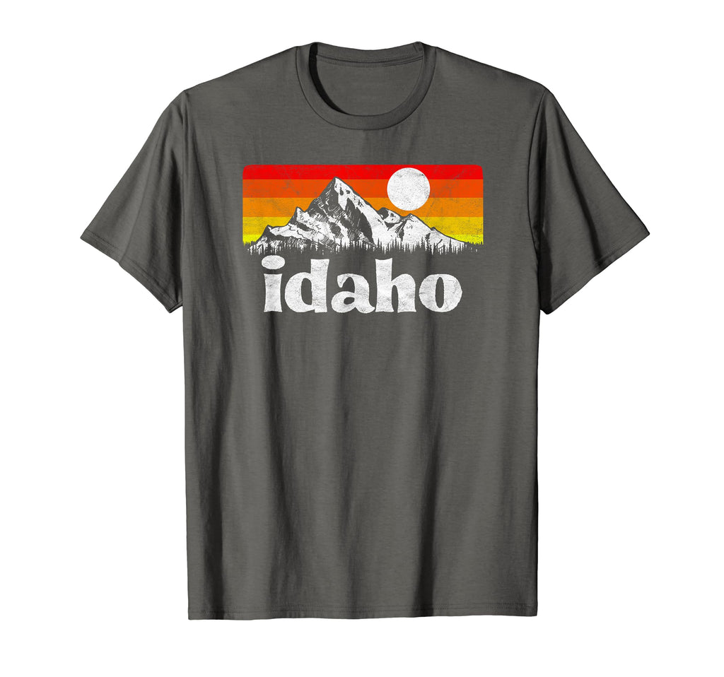 State Idaho Distressed Mountains T-Shirt - Novelty Apparel Unisex - T-Shirt, Sweatshirt, Hoodie