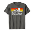 State Idaho Distressed Mountains T-Shirt - Novelty Apparel Unisex - T-Shirt, Sweatshirt, Hoodie