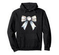 Baseball Coquette Bow Baseball Mom Hoodie - Graphic Print Men Women - T-Shirt, Sweatshirt, Hoodie
