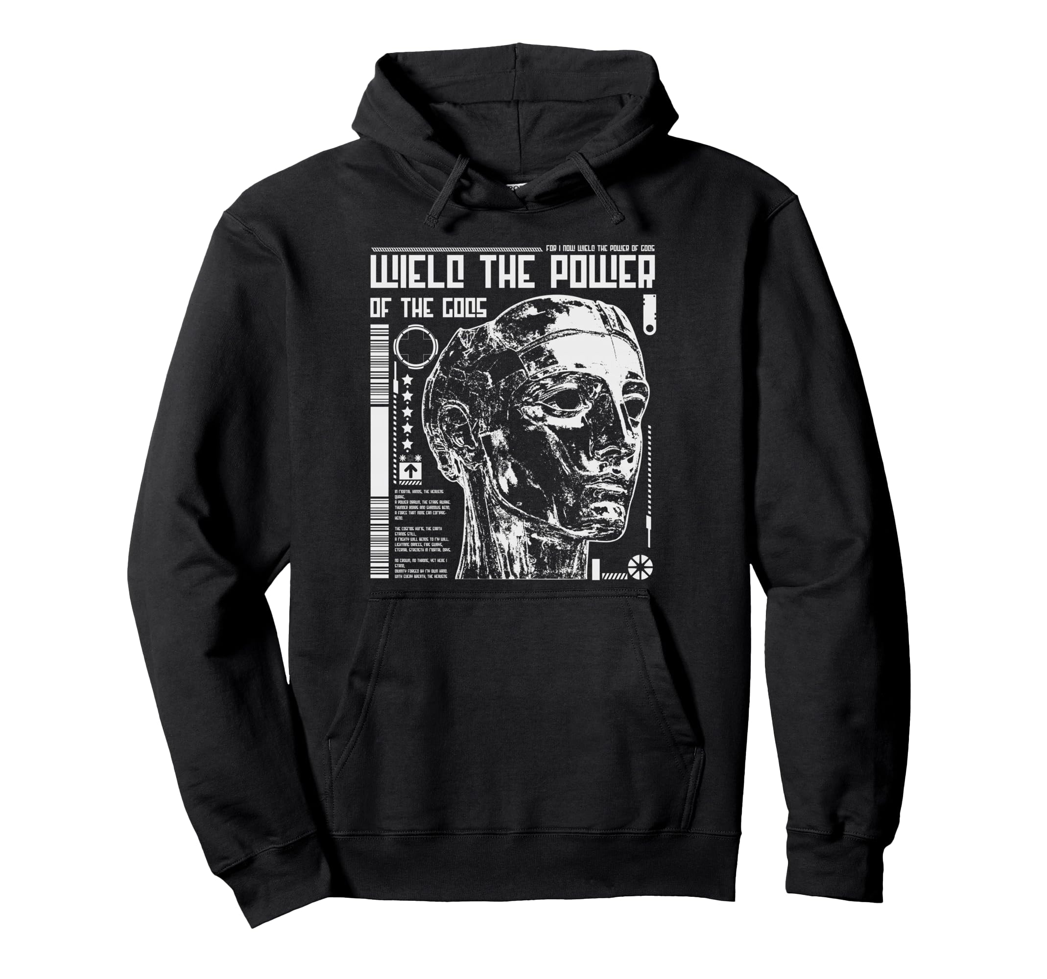 Y2K Power Bold Urban Graffiti Aesthetic Hoodie - Novelty Apparel Unisex - T-Shirt, Sweatshirt, Hoodie
