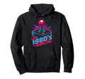 Level 1980S Game Arcade Joystick Hoodie - Casual Everyday Wear Unisex - T-Shirt, Sweatshirt, Hoodie