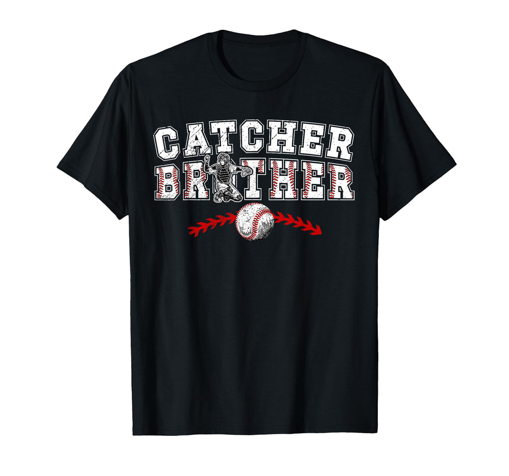 Baseball Catcher Brother Baseball T-Shirt - Aesthetic Graphic Men Women - T-Shirt, Sweatshirt, Hoodie