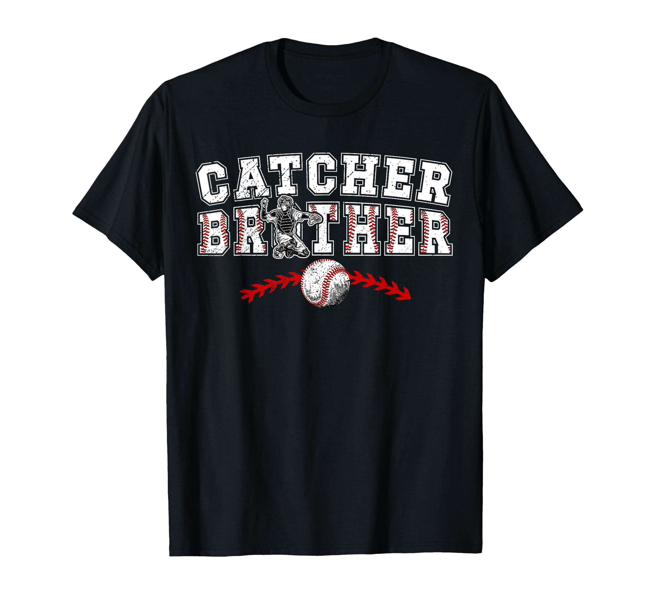 Baseball Catcher Brother Baseball T-Shirt - Aesthetic Graphic Men Women - T-Shirt, Sweatshirt, Hoodie