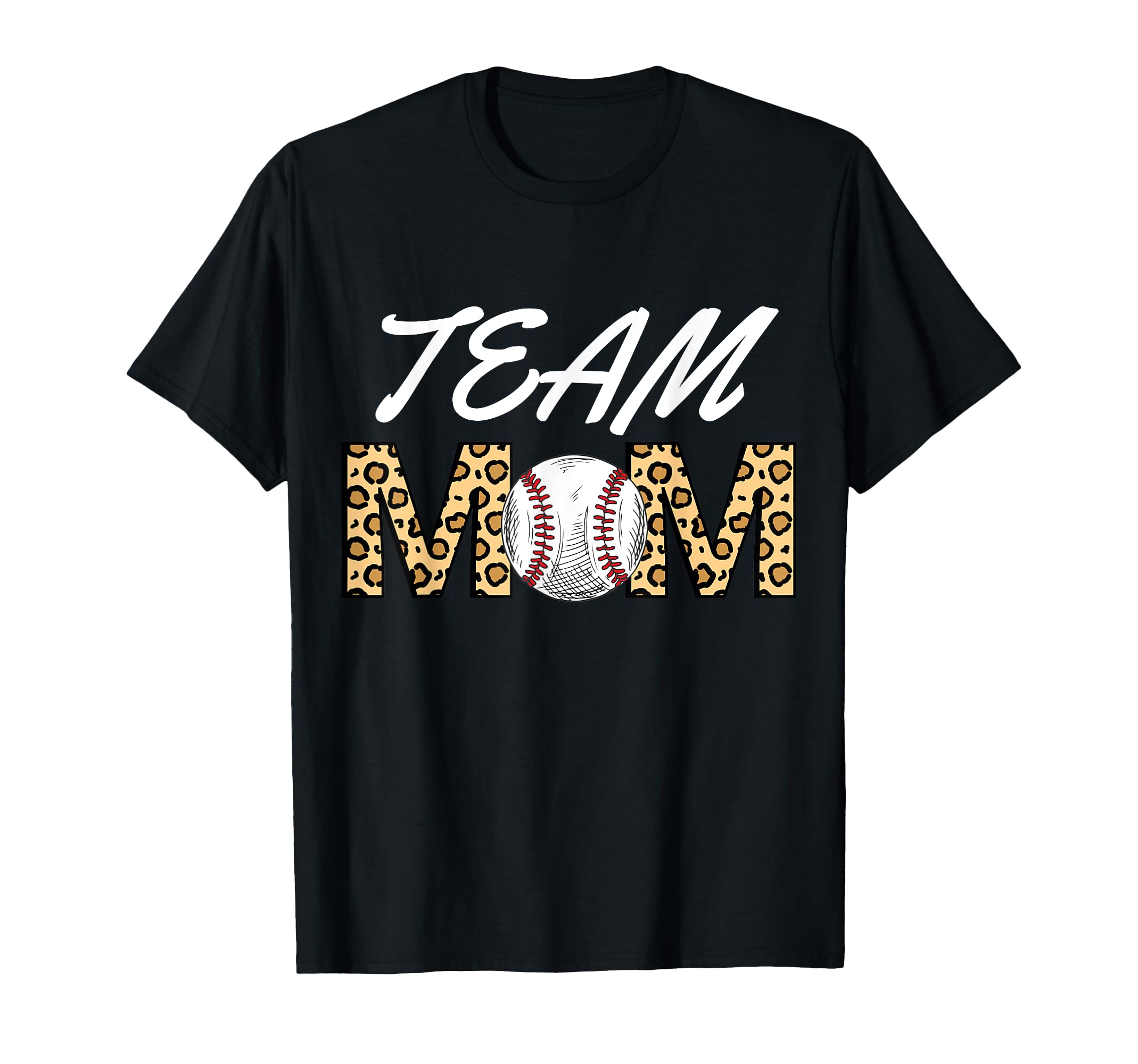 Team Mom Baseball Mom Mothers Day T-Shirt - Casual Everyday Wear for Adults - T-Shirt, Sweatshirt, Hoodie
