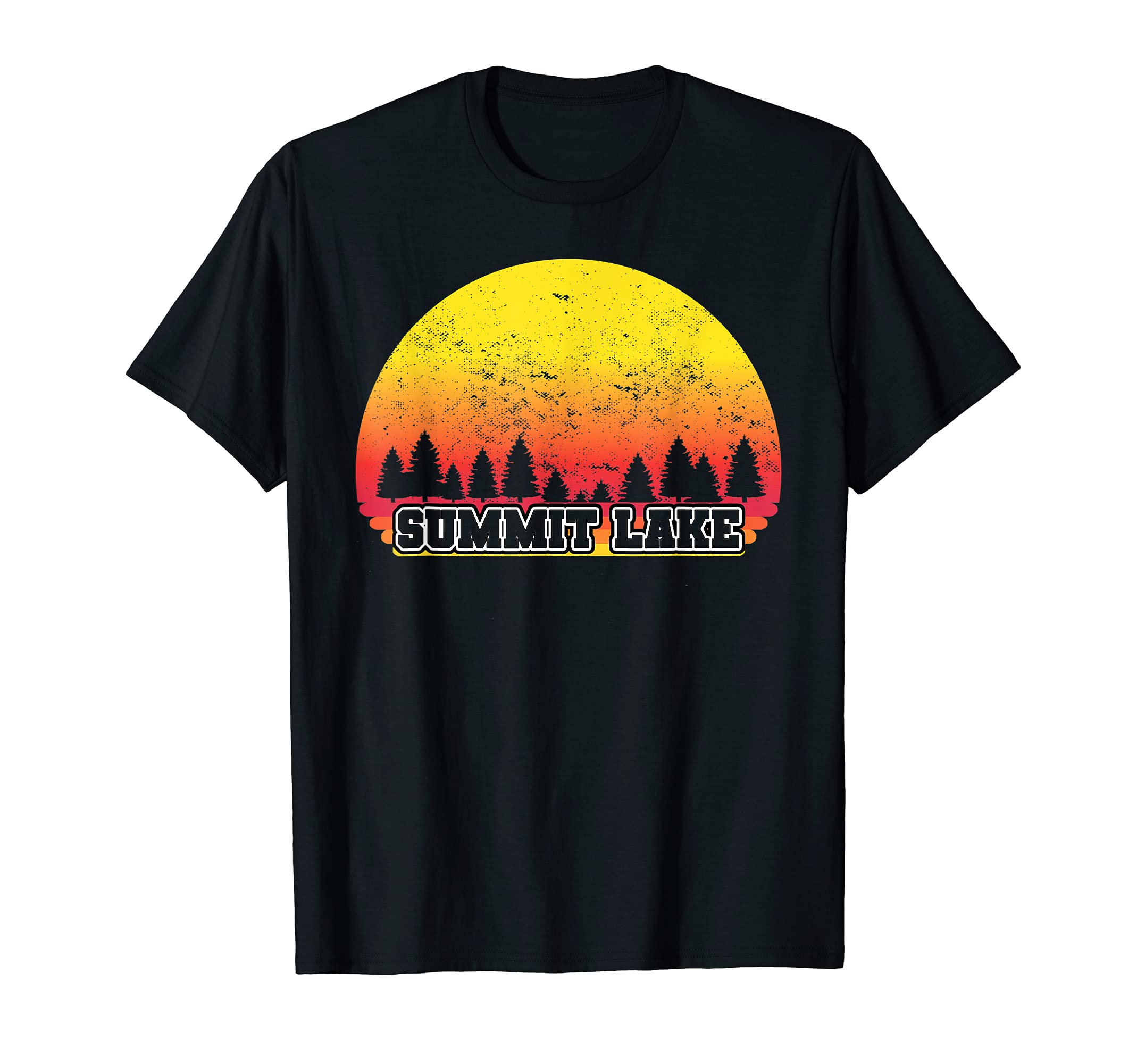 Summit Lake Indiana Scenic Sunset T-Shirt - Trendy Graphic Unisex - T-Shirt, Sweatshirt, Hoodie