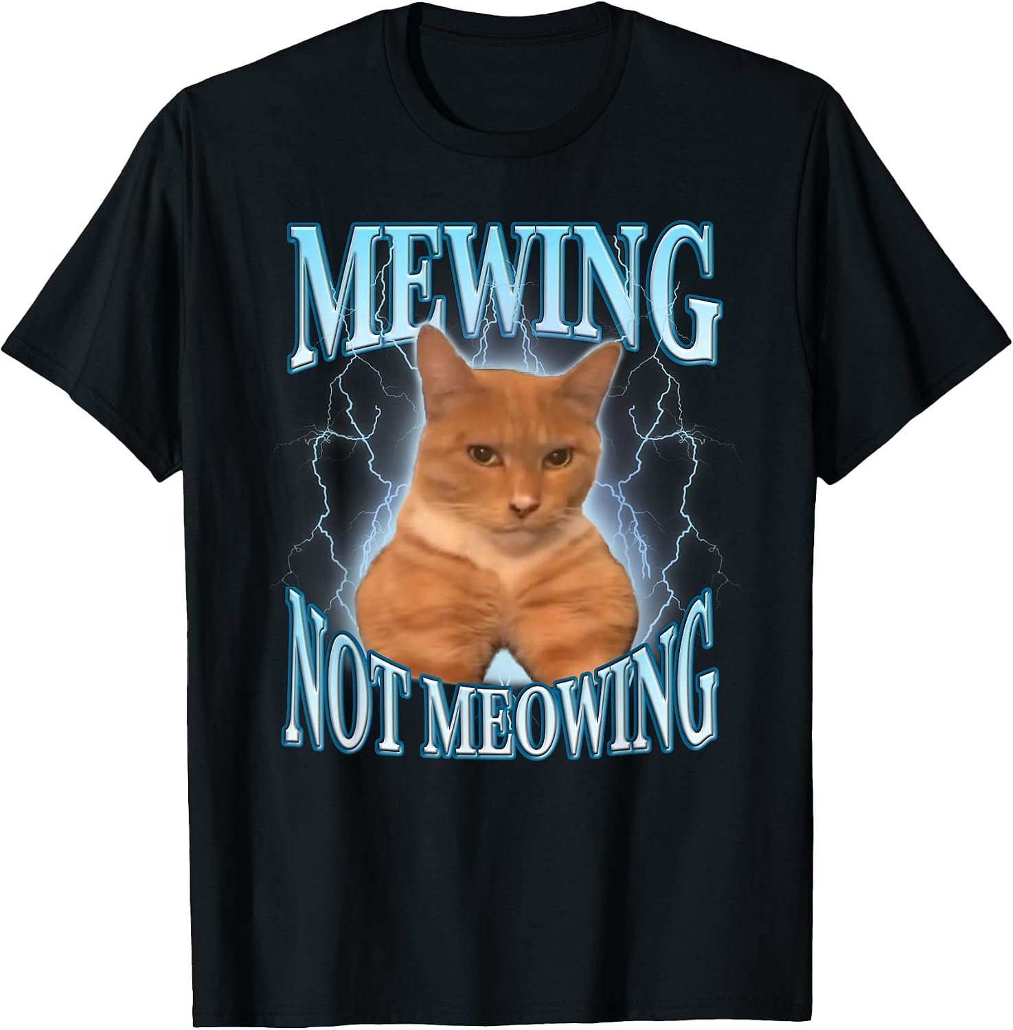 Funny Cat Lover Mewing Graphic - Adult & Kids T-Shirts, Sweatshirts & Hoodies apparel design preview 1